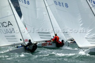 Gaeta (Italy)-  26/04/2004. Star Class World Championship 2004. Fleet