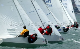 Gaeta (Italy)-  26/04/2004. Star Class World Championship 2004. Fleet