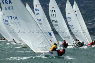 Gaeta (Italy)-  26/04/2004. Star Class World Championship 2004. Fleet