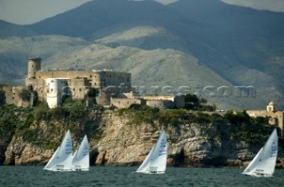 Gaeta Italy 27 04 2004 Star Class World Championship 2004 Fleet