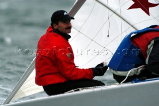 Gaeta (Italy) -  26/04/2004. Star Class World Championship 2004. Paul Cayard. USA