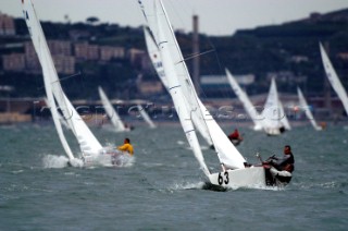 Gaeta (Italy) -  26/04/2004. Star Class World Championship 2004. Fleet