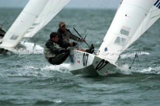 Gaeta (Italy) -  26/04/2004. Star Class World Championship 2004. Percy Ian - Mitchell  Steve. GBR