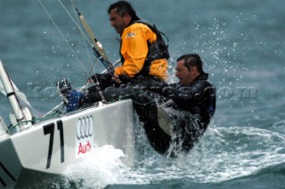 Gaeta (Italy) -  26/04/2004. Star Class World Championship 2004. Luca Simeone - Rocca Simone. ITA