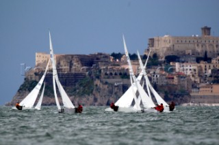 Gaeta (Italy) -  26/04/2004. Star Class World Championship 2004. Fleet