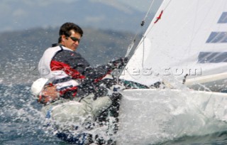 Gaeta Italy 27 04 2004 Star Class World Championship 2004 Enrico Chieffi ITA