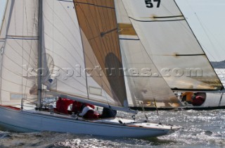 6m Racing in Lymington. Six metre regatta in Lymington on the Solent