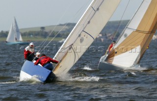 6m Racing in Lymington. Six metre regatta in Lymington on the Solent