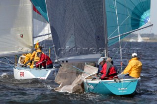 6m Racing in Lymington. Six metre regatta in Lymington on the Solent