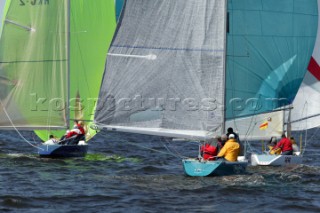 6m Racing in Lymington. Six metre regatta in Lymington on the Solent