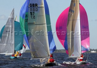 6m Racing in Lymington. Six metre regatta in Lymington on the Solent