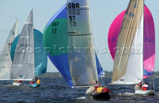 6m Racing in Lymington. Six metre regatta in Lymington on the Solent