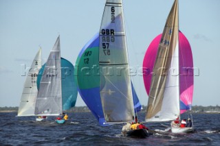 6m Racing in Lymington. Six metre regatta in Lymington on the Solent