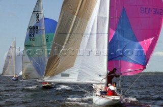 6m Racing in Lymington. Six metre regatta in Lymington on the Solent