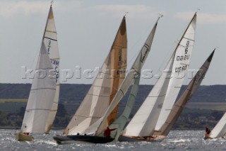 6 metre regatta Lymington. Six metre regatta in Lymington on the Solent