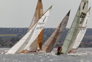 6 metre regatta Lymington. Six metre regatta in Lymington on the Solent