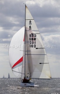 6 metre regatta Lymington. Six metre regatta in Lymington on the Solent