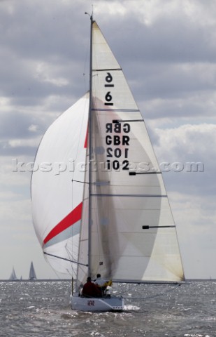 6 metre regatta Lymington Six metre regatta in Lymington on the Solent