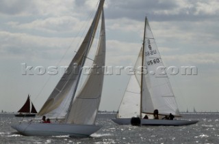 6 metre regatta Lymington. Six metre regatta in Lymington on the Solent