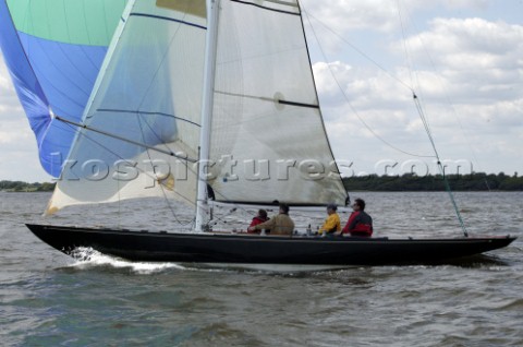 6 metre regatta Lymington Six metre regatta in Lymington on the Solent