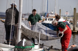 6 metre regatta Lymington. Six metre regatta in Lymington on the Solent