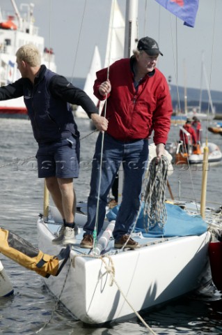 6 metre regatta Lymington Six metre regatta in Lymington on the Solent