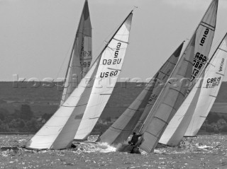 6 metre regatta Lymington. Six metre regatta in Lymington on the Solent