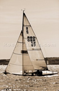 6m Racing in Lymington. Six metre regatta in Lymington on the Solent