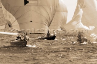 6m Racing in Lymington. Six metre regatta in Lymington on the Solent