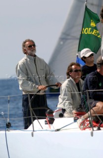 Capri 20 May  2004 Rolex Ims Offshore World Championship  2004 Mauro Pelaschier at the helm of SeaWonder