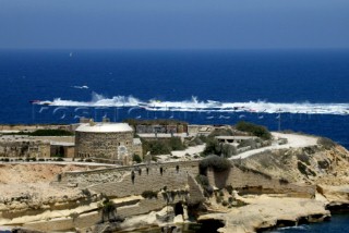 30/5/04 Valletta, Malta. Final day of racing, Start went smoothly off the Sliema point and the boats powered round the Island of Malta to set a new record