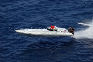 30/5/04, Valletta, Malta: Buzzi Bullet , super sport class from the UK faired well round the island of Malta race, and came through to take 2nd place overall