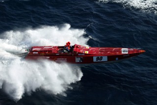 29/5/04, Valletta, Malta: Italian boat Cantieri del Mediterraneo darma remained well placed in the fleet taking third in the first race off the East coast of Malta