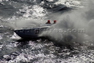 29/5/04.Vallette. Malta: The local boat Wicked Vallette  helmed by  Paul Falzon , Throttle Aaron Ciantar from Malta came second in the Super sport class.