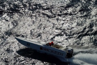 29/5/04.Vallette. Malta: The local boat Wicked Vallette  helmed by  Paul Falzon , Throttle Aaron Ciantar from Malta came second in the Super sport class.