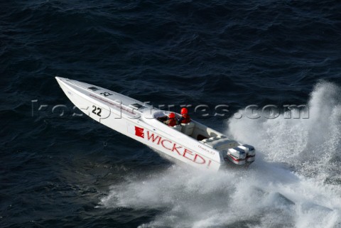 29504Vallette Malta The local boat Wicked Vallette  helmed by  Paul Falzon  Throttle Aaron Ciantar f