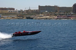 THURAYA. Nationality: Italian. Class: Evolution. Main Sponsors: Thuraya. Hull/Engine Particulars: CUV 38Õ/Lamborghini. Length of Boat Ð 11.58m. Claudio Castellani Ð Driver. Adriano Panatta Ð Throttleman. Luciano Salvatori Ð Navigator. Team owner - Publisport4th overall in the 2003 season in Evolution category