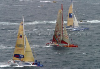 Plymouth - 31 05 2004Transat 2004Start of the race - TIM of Giovanni Soldini