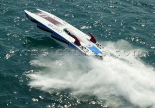 UIM Class 1 World Offshore Championship 2004Spanish Grand Prix, Alicante 5 Juny 2004Pole Position: QATARPhoto:©Carlo Borlenghi