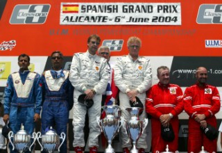 UIM Class 1 World Offshore Championship 2004. Spanish Grand Prix, Alicante . 6 Juny 2004. Ali Nasser-Ali Al Qama (VICTORY 7) Bjorn Gjesten-Steve Curtis (SPIRIT OF NORWAY) Edoardo Polli-Jose Corti (HIGHLANDER). Photo:©Carlo Borlenghi