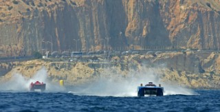 UIM Class 1 World Offshore Championship 2004Spanish Grand Prix, Alicante 4 JunyOfficial PracticeVICTORY 77 - Mohammed Al Marri and Jean Marc SanchezJOTUN - Bernhard Bellman and Jann HillestadPhoto:©Carlo Borlenghi