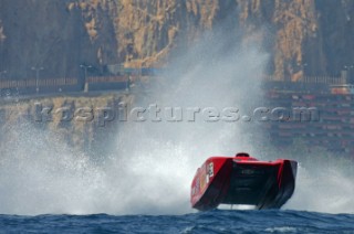 UIM Class 1 World Offshore Championship 2004Spanish Grand Prix, Alicante 4 JunyOfficial PracticeJOTUN - Bernhard Bellman and Jann HillestadPhoto:©Carlo Borlenghi