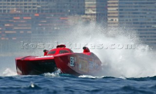 UIM Class 1 World Offshore Championship 2004Spanish Grand Prix, Alicante 4 JunyOfficial PracticeJOTUN - Bernhard Bellman and Jann HillestadPhoto:©Carlo Borlenghi