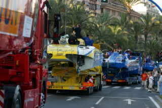 UIM Class 1 World Offshore Championship 2004Spanish Grand Prix, Alicante 4 JunyBoat ParadePhoto:©Carlo Borlenghi SEA&SEA