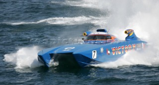 UIM Class 1 World Offshore Championship 2004Spanish Grand Prix, Alicante 4 JunyPole Position: VICTORY 7Photo:©Carlo Borlenghi