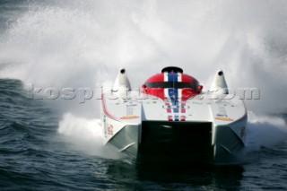 UIM Class 1 World Offshore Championship 2004Spanish Grand Prix, Alicante 5 Juny 2004Pole Position: SPIRIT OF NORWAYPhoto:©Carlo Borlenghi