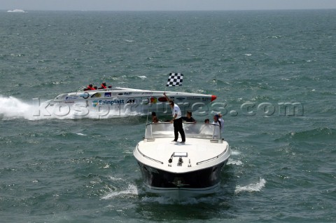 19604 Fumincino Rome Fainplast gets the checkered flagtaking line honours in the Supersport class