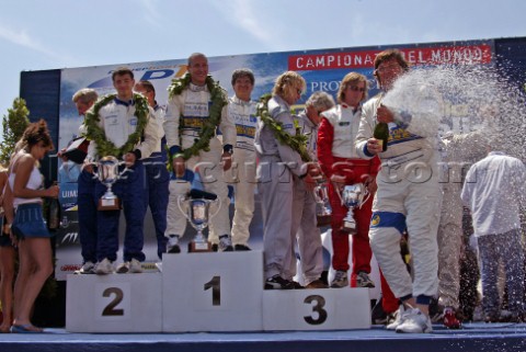 Powerboat P1 World Championships 2004  Grand Prix of Italy Overall Prizegiving Evolution Class Winne