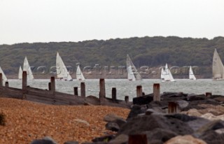 Round the Isle of Wight Race 2004 organised by the Island Sailing Club.