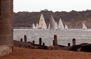 Round the Isle of Wight Race 2004 organised by the Island Sailing Club.